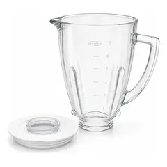 GENERICO - Vaso De Vidrio Para Licuadora Oster Con Tapa