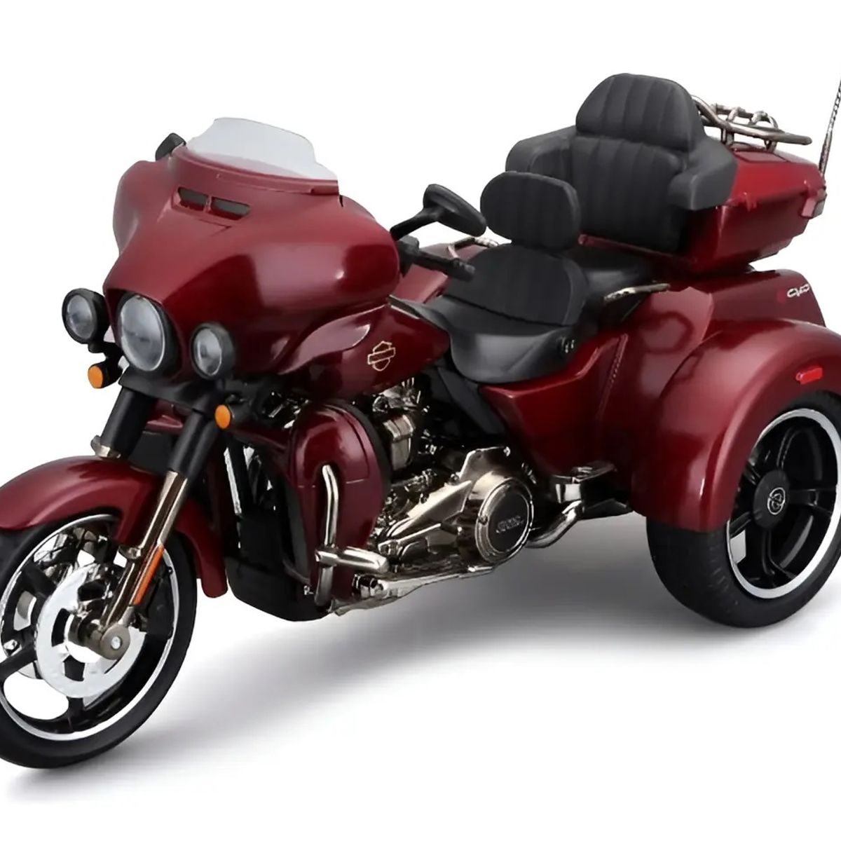 MAISTO - Moto de colección, Trimoto H&D 2021 CVO TRI GLIDE