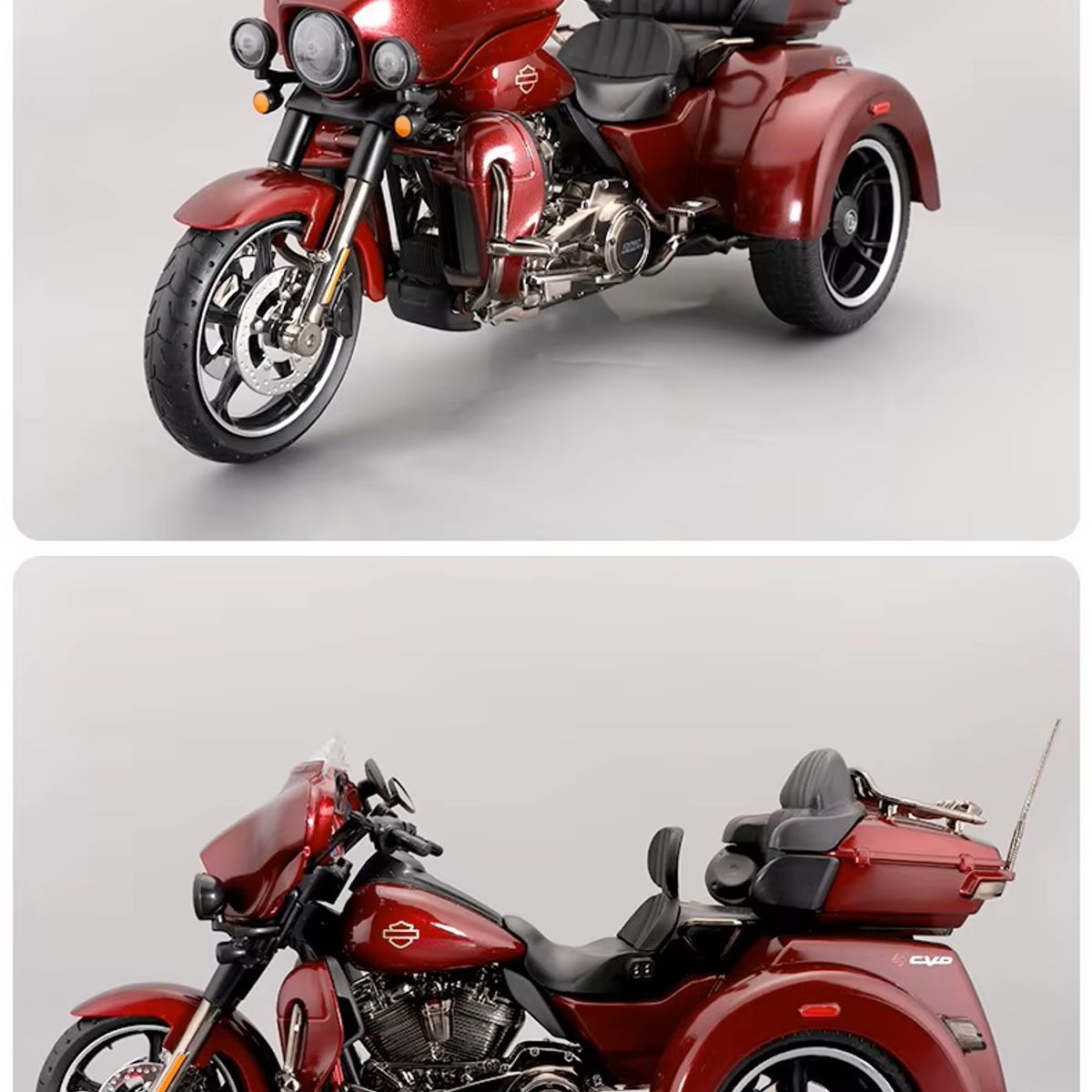 MAISTO - Moto de colección, Trimoto H&D 2021 CVO TRI GLIDE