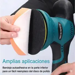 MOVI - PULIDORA INALÁMBRICA AUTO Y CASA 12V + 2 BATERÍAS Y KIT DE ACCESORIOS