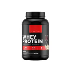 4ACTIVE - Whey Protein 840 g - 30 Servicios · 22g Proteína VAINILLA