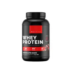 4ACTIVE - Whey Protein 840 g - 30 Servicios · 22g Proteína CHOCOLATE SUIZO