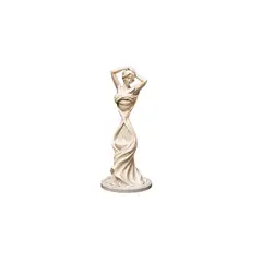 GENERICO - Escultura Decorativa Prints Patro- Musa de Reloj de Arena
