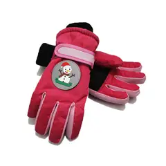 GENERICO - Guantes de Niñas en Color Fucsia para Nieve esquí o snowboard.
