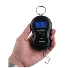 GENERICO - Pesa Balanza Digital Portátil Lcd Viaje Maletas 50 Kg