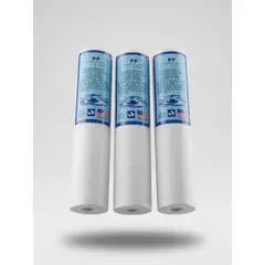 GENERICO - Pack de 3 Filtro de Sedimentos de Polipropileno 10x2.5/2.75 de 5 Micra