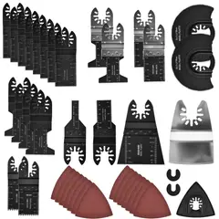 AIZO - 41pcs Hoja Multifuncional Oscilante Sierra Multiherramienta