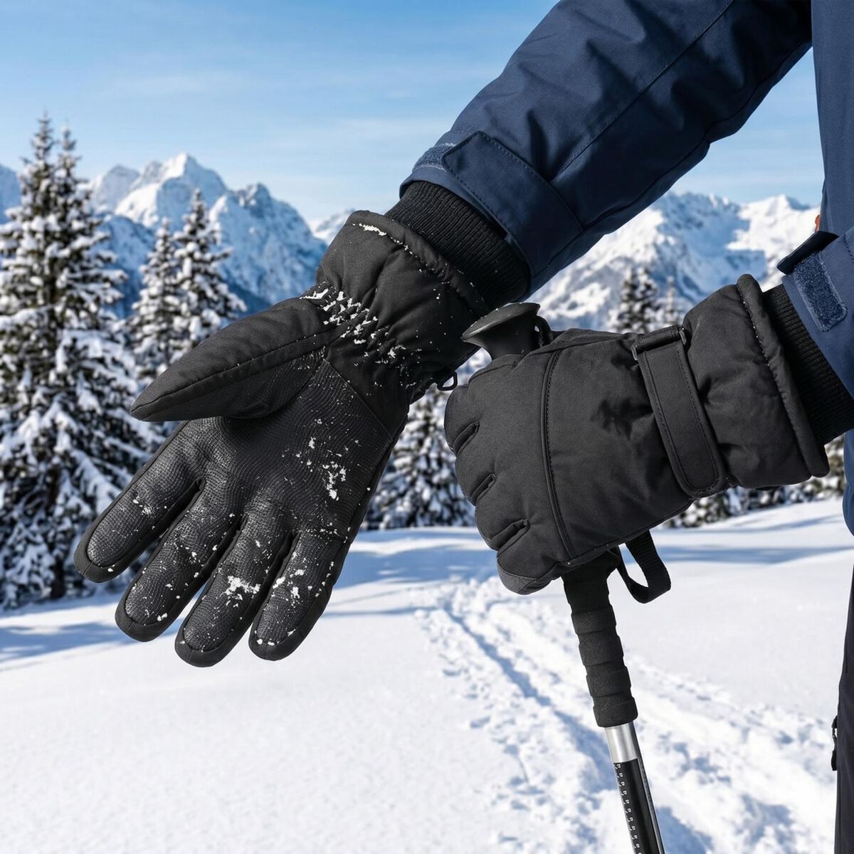 PRO OUTDOOR - Guantes De Nieve Térmicos Impermeables Touchscreen Para Ski Snowboard Invierno