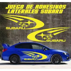 GENERICO - Sticker Vinil Adhesivo Laterales Auto Subaru