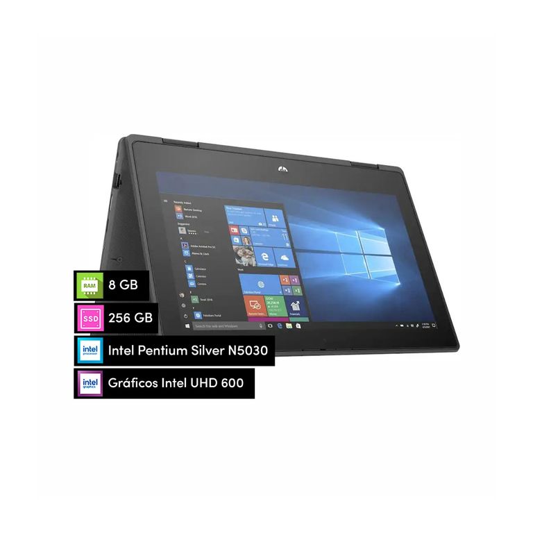 Notebook ProBook X360 Intel N5030 8GB 256GB 11.6 Táctil HD W11