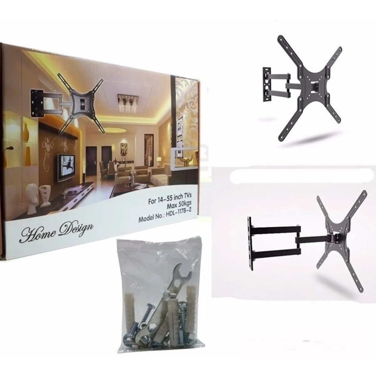 TASBEL - Soporte De Tv Brazo Base Tv 14 -55 50kg