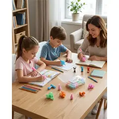 GENERICO - KIT DE PORTA LAPICES Y CORRECTORES PARA NIÑOS