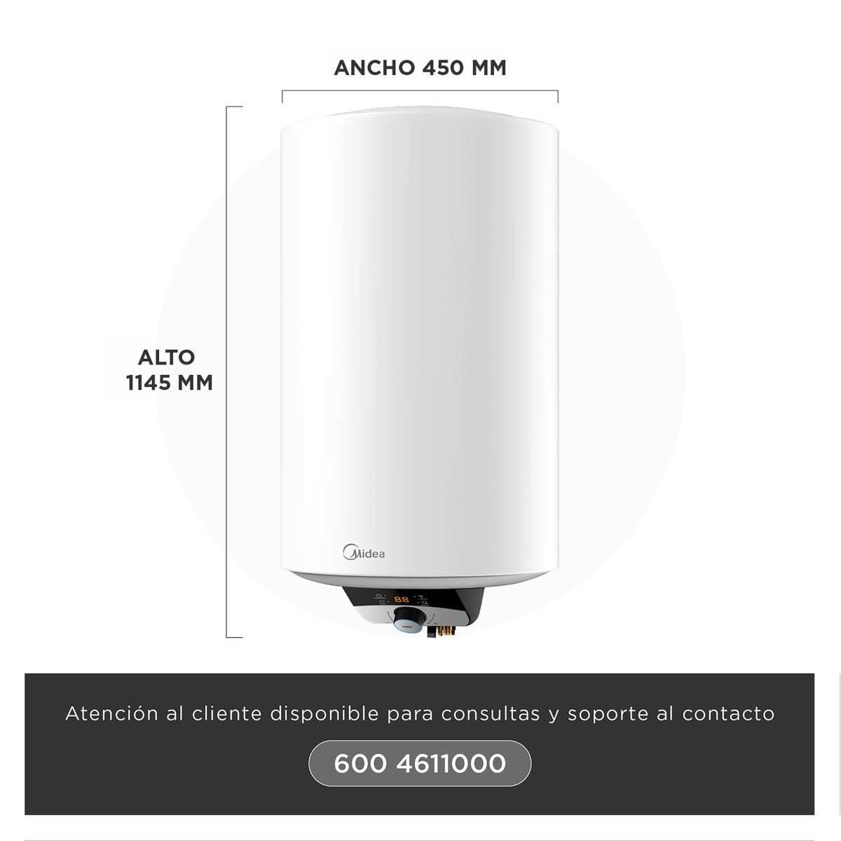 MIDEA - Termo Eléctrico 150 Litros Midea