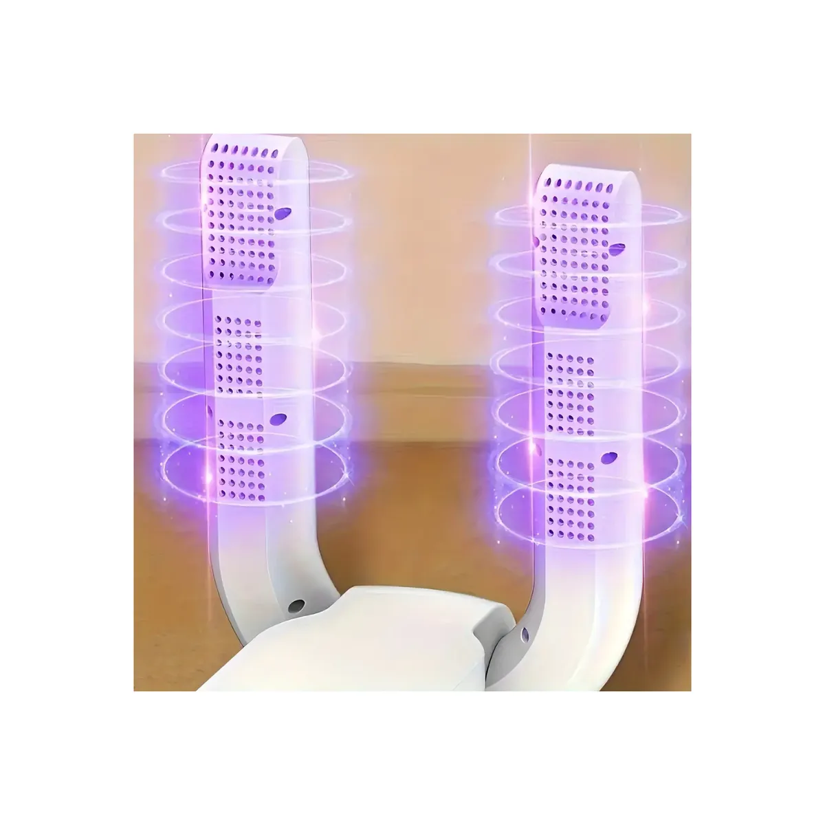 GENERICO - Secador Calefactor Eléctrico 150W Para Zapatos y Zapatillas Blanco