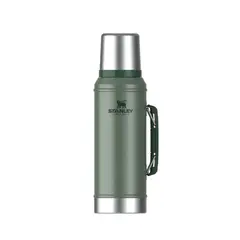 STANLEY - Termo Líquido Verde Acero Inoxible 950 Ml Classic