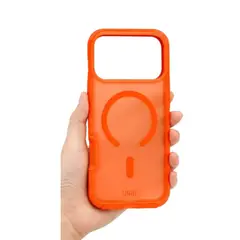 GENERICO - Carcasa Compatible con iPhone 17 Pro Max Magnetica Reforzada Modelos - Naranja