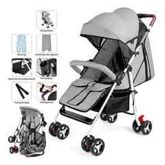 GENERICO - Coche Paraguas de Paseo para Bebé Plegable y Resistente