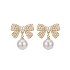 LUX JOYAS - AROS ALEACIÓN CINTA PERLAS