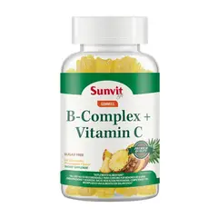 SUNVIT - B-COMPLEX + VITAMINA C 60 GOMITAS PIÑA -SUNVIT