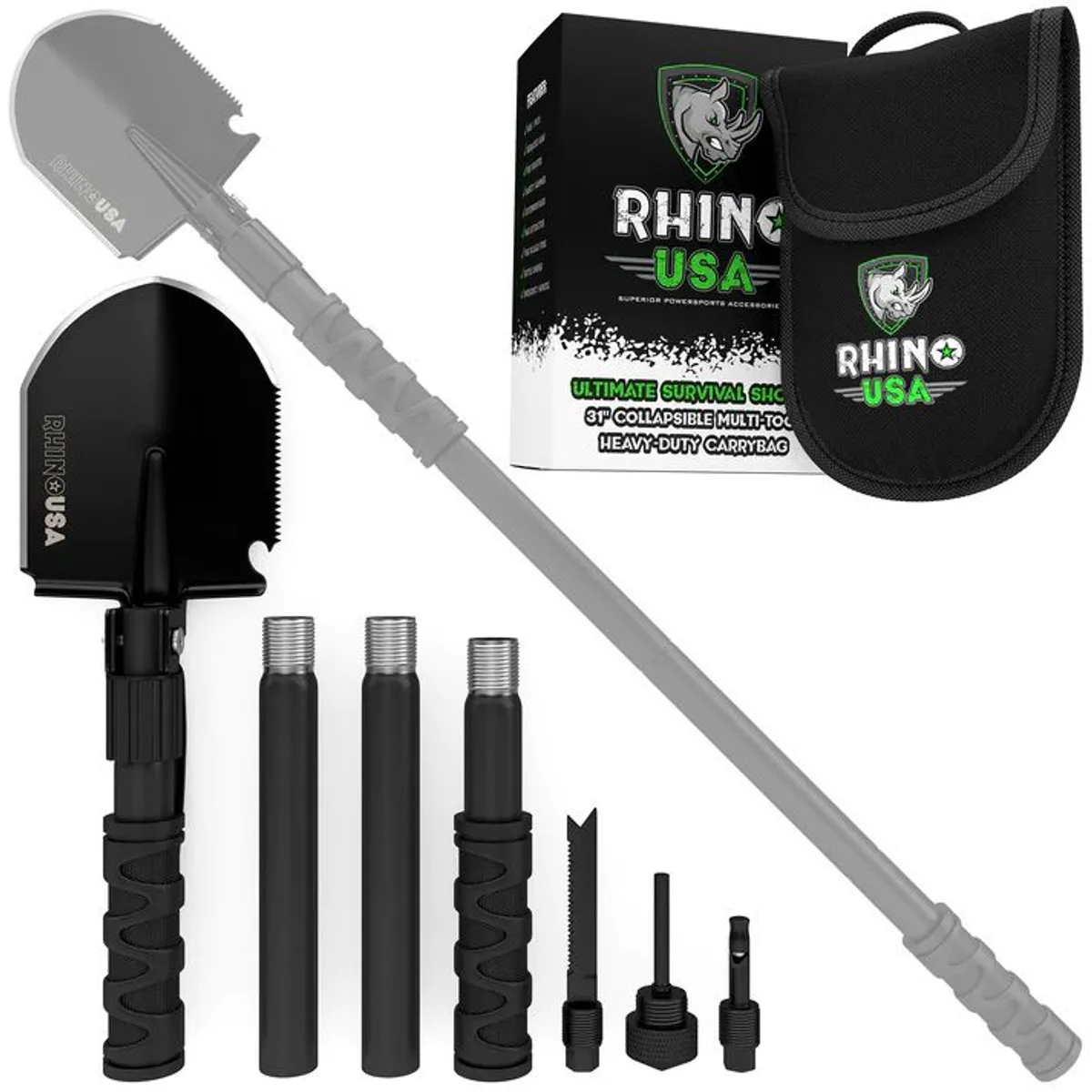 RHINO - Pala de Sobrevivencia Colapsable Multipropósito