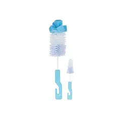 PUMUCKI - Set de Cepillos Limpia Mamaderas Celeste