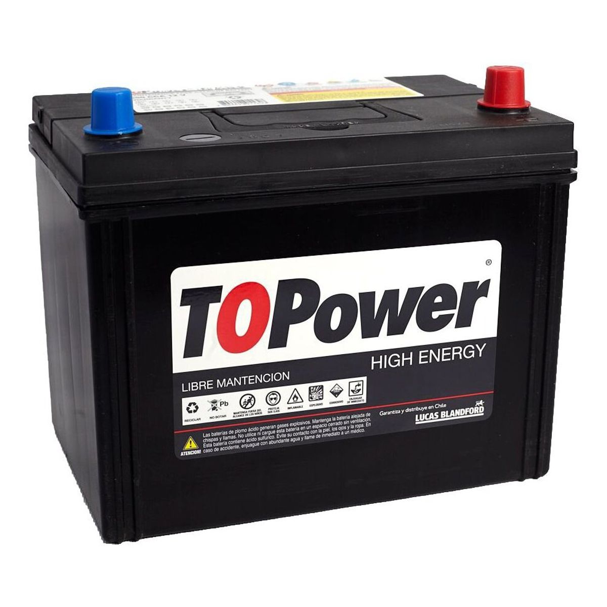TOPOWER - Bateria Topower 75 Amp Borne Estandar Der 550Cca