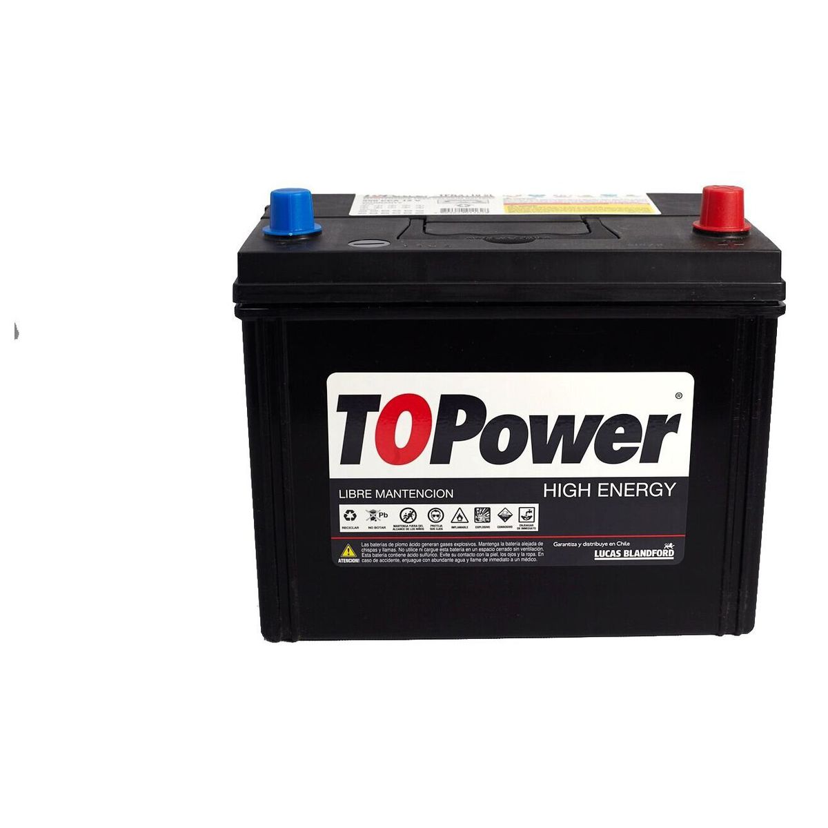 TOPOWER - Bateria Topower 75 Amp Borne Estandar Der 550Cca