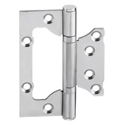ANDESLOCK - PACK 3 BISAGRAS ACERO INOXIDABLE 4X3 PULG CON TORNILLOS