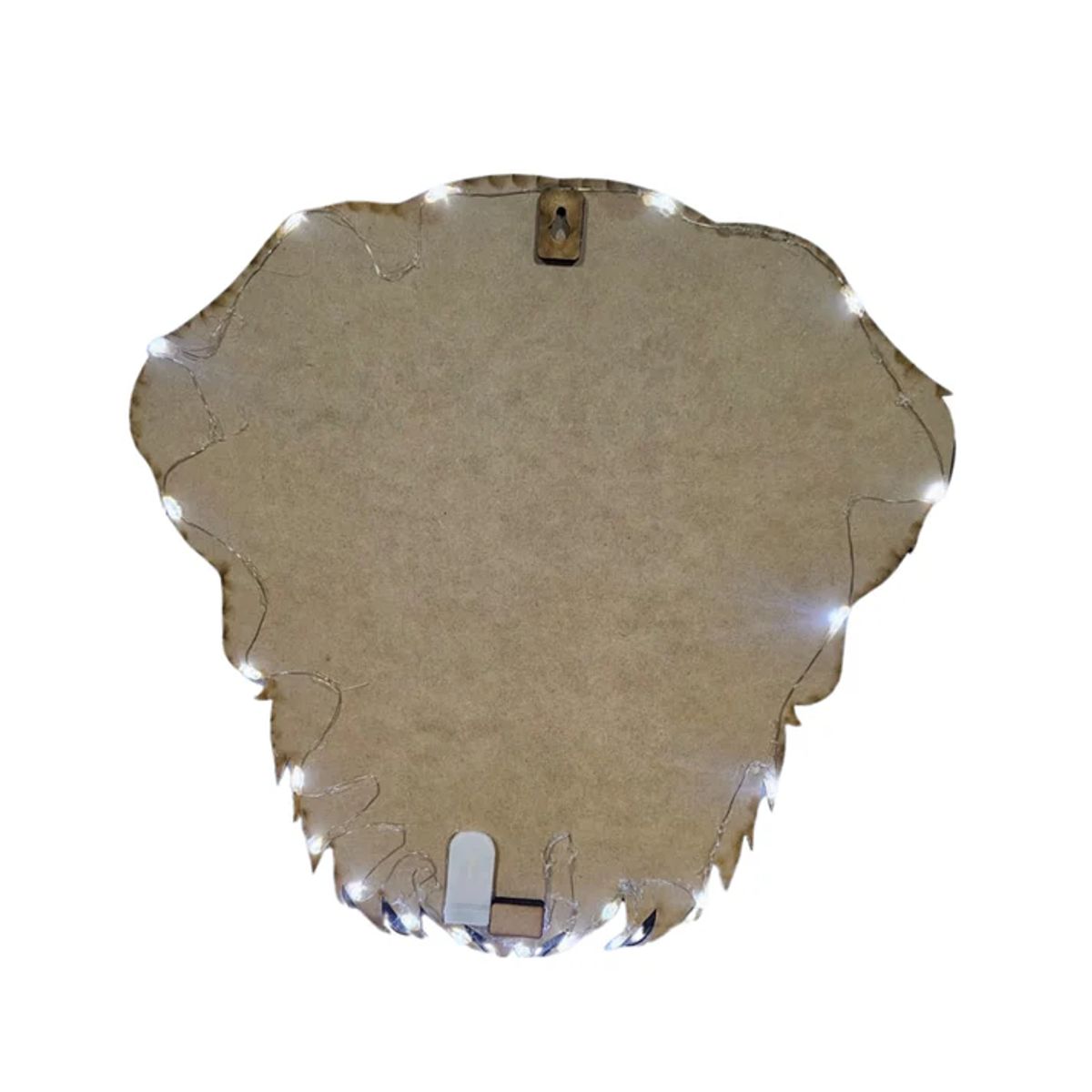 GENERICO - Cuadro Decorativo Perro Labrador Retriever MDF  39x39cm Con Luz LED Para Pared