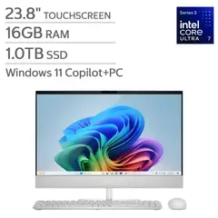DELL - All-in-One Computer 23.8" Intel Core 7-355 16GB RAM 1TB SSD FHD (1920 x 1080) Win 11
