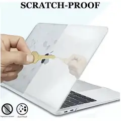 GENERICO - Carcasa compatible con Macbook Air M2 M3 M4 M5 Ultra Slim 13,6