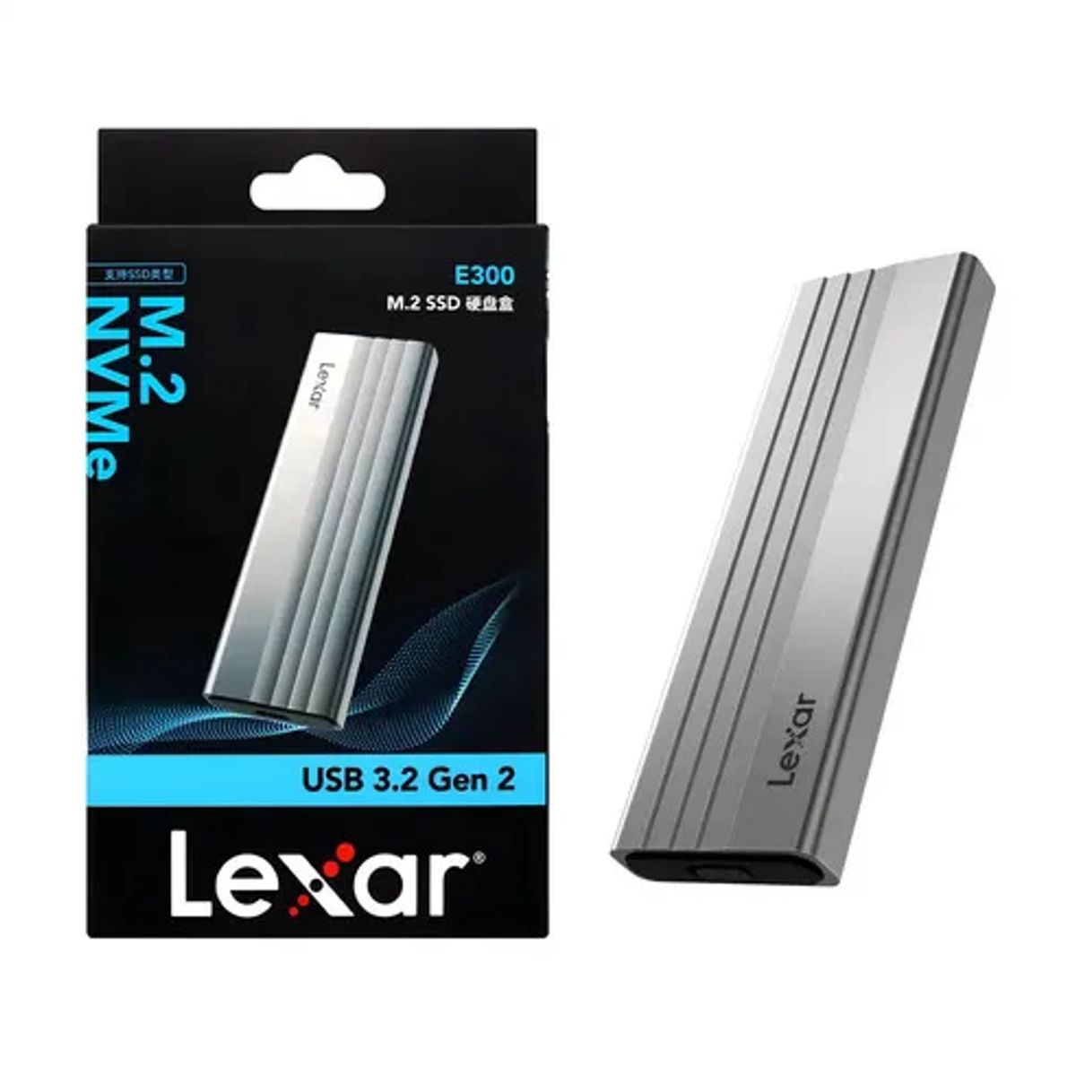LEXAR - Cofre Case Lexar Usb-c Ssd M.2 Nvme Usb-3.2 Aluminio 10gbs