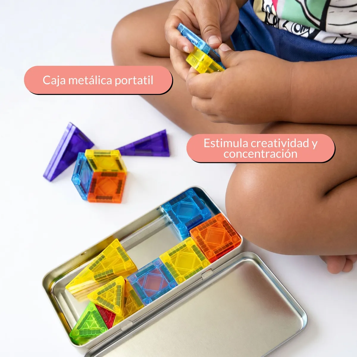 DOMA - Set de Bloques Magnéticos DOMA Imabow Mini Travel 32 Piezas