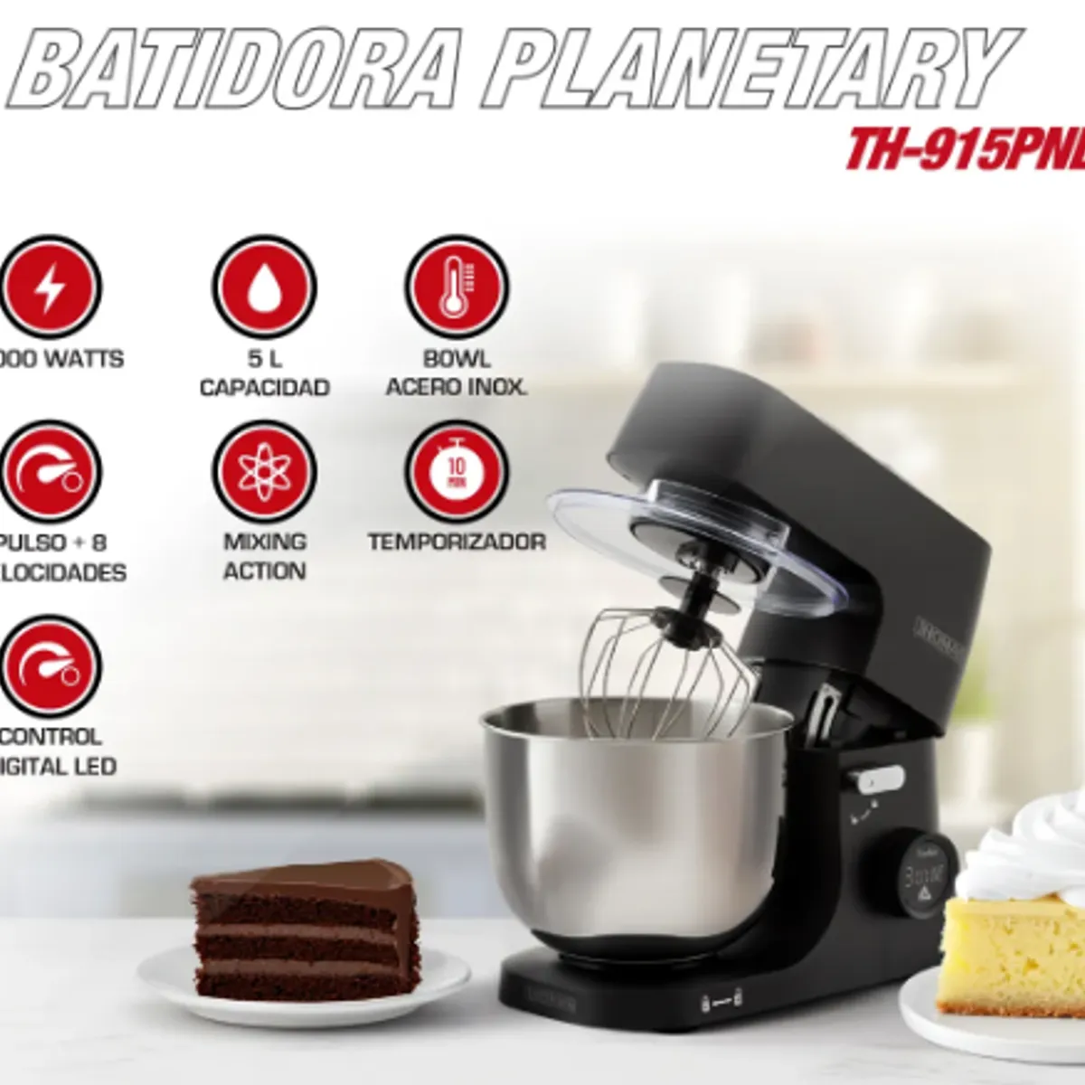 THOMAS - Batidora Planetary TH-915PND