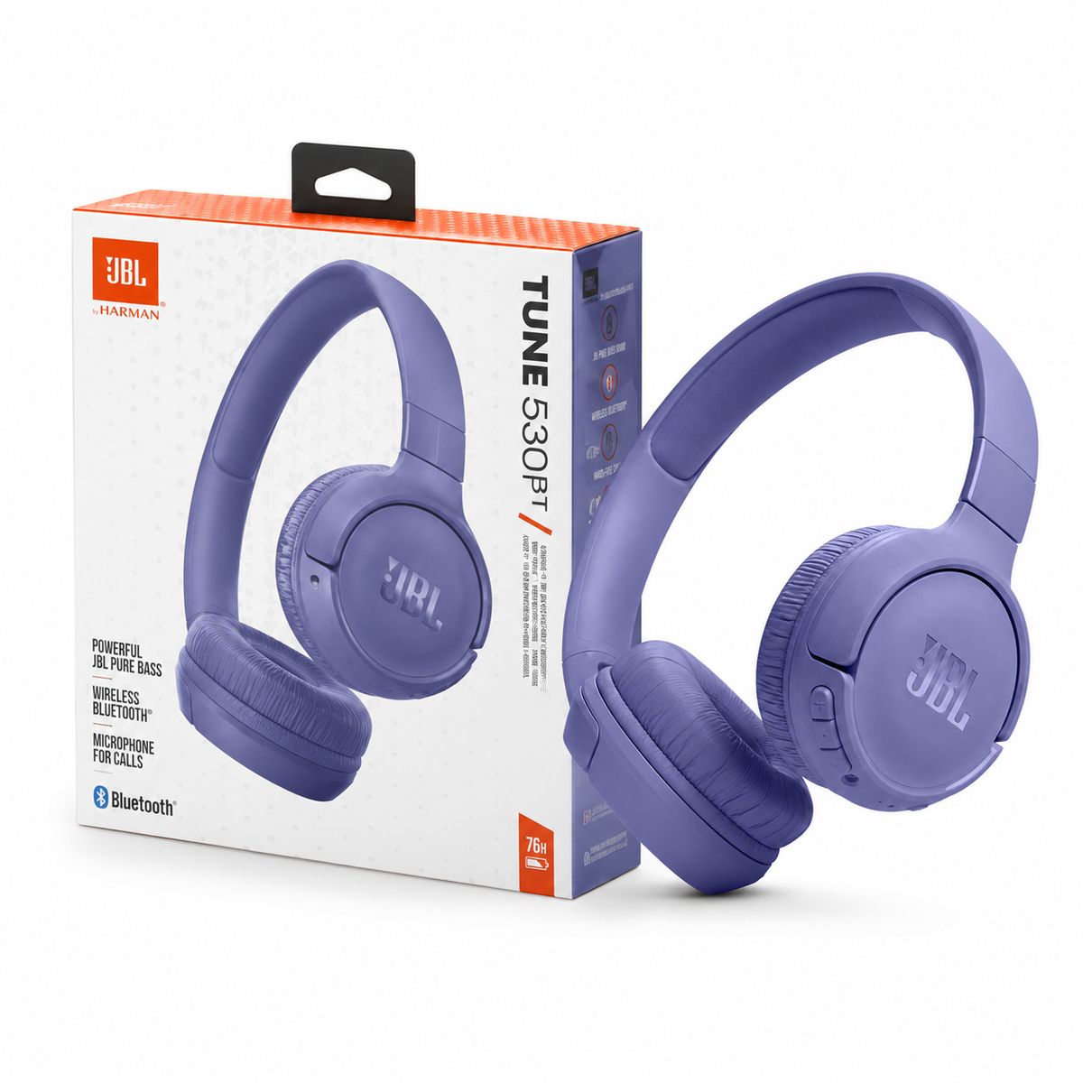 JBL - Audífonos JBL Tune 530BT Pure Bass 76 Horas Bluetooth