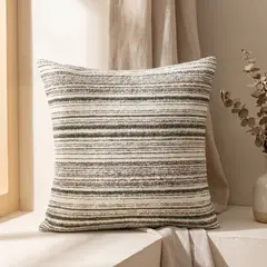 GENERICO - Pack 2 Cojines Tejido Andino con Textura 45x45 cm Decorativos - Urubamba Verde
