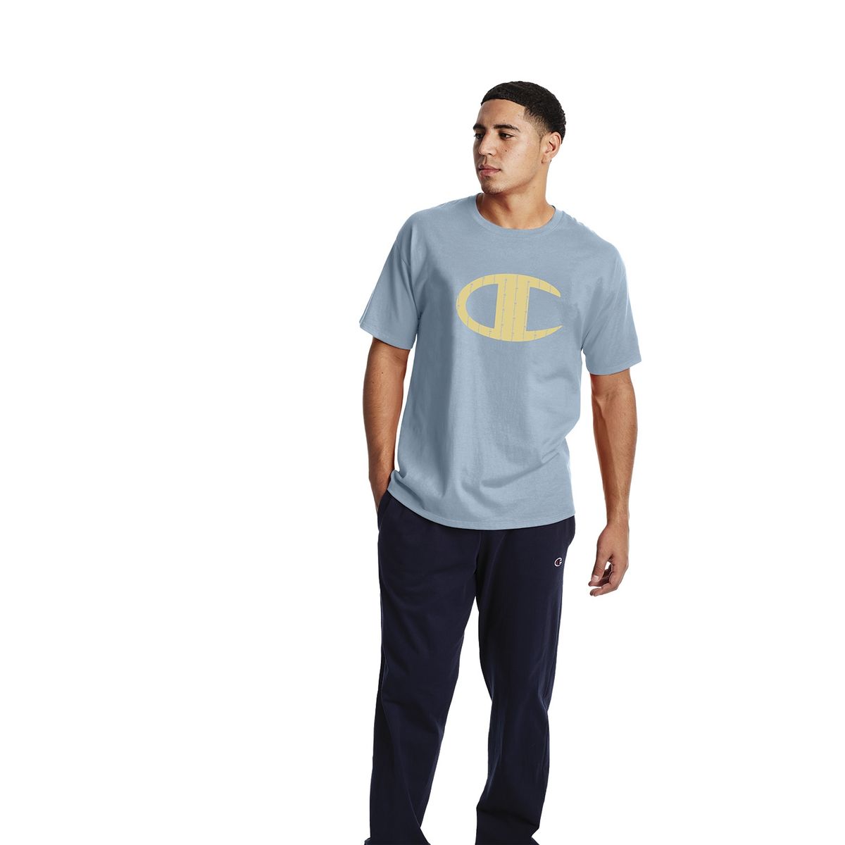 CHAMPION - Champion Polera Manga Corta Algodón Hombre