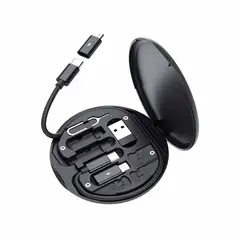 MOTOMO - Adaptador Caja De Almacenamiento Cables De Datos Portátil