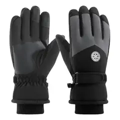 TIOZONEY - Guantes De Esquí De Invierno Forro Polar Antideslizante