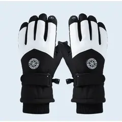 TIOZONEY - Guantes De Esquí De Invierno Forro Polar Antideslizante