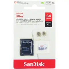 SANDISK - Tarjeta Microsd 64GB Clase 10, Ultra UHS-I