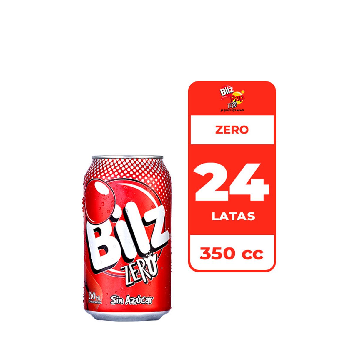 BILZ - 24x Bebida Bilz Zero Lata 350cc