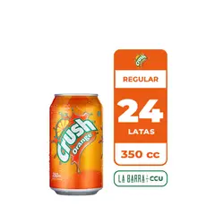 CRUSH - 24x Bebida Lata 350cc