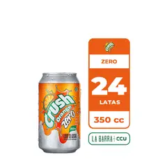 CRUSH - 24x Bebida Zero Lata 350cc