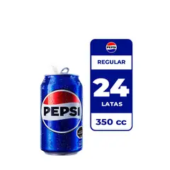 PEPSI - 24x Bebida Lata 350cc