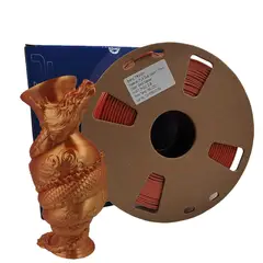 TODODESCUENTO - Filamento Tronxy Pla+ SIlk (Double Color) Gold/Cooper
