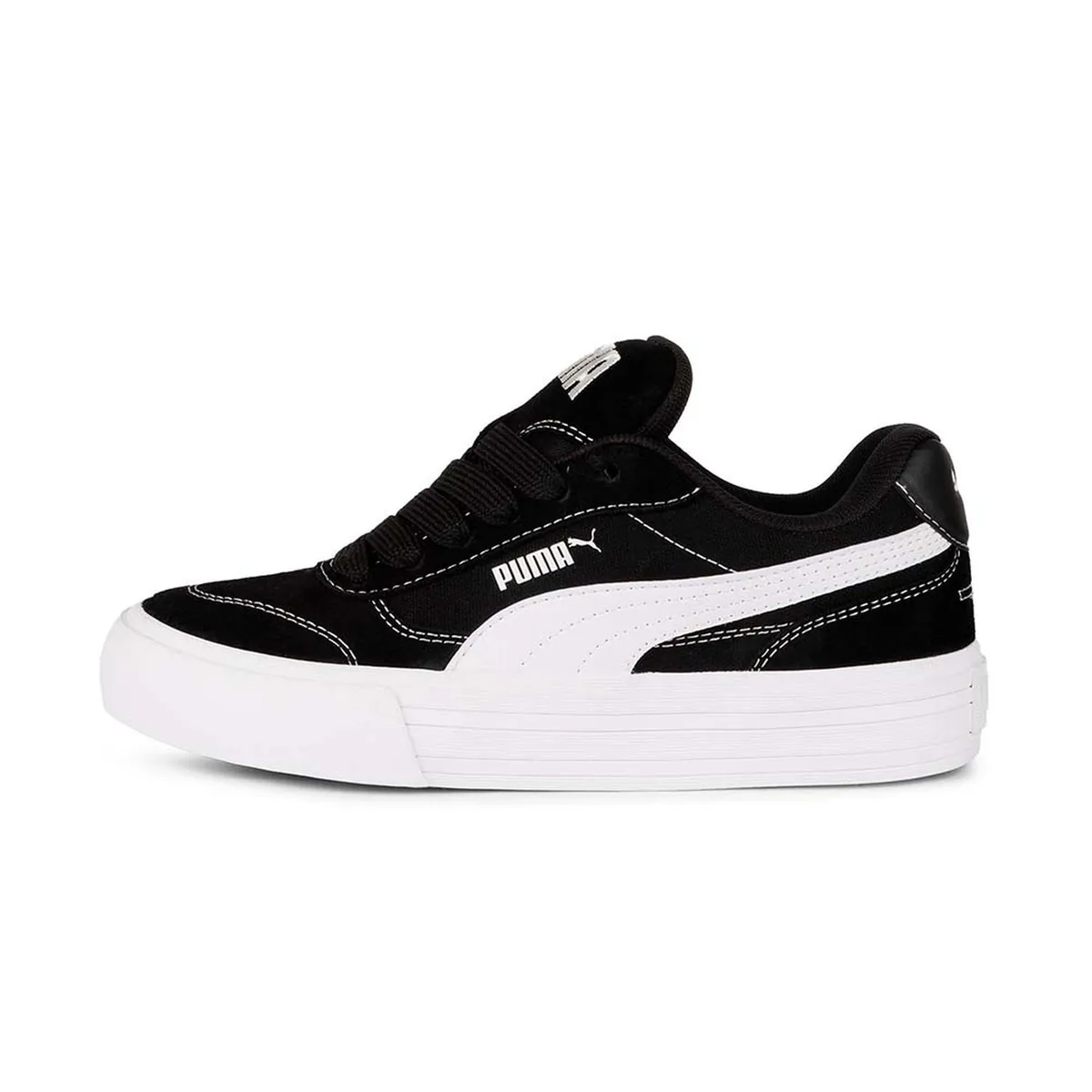 PUMA - Zapatilla Urbanas Niños Puma Cc Park Vulc  Negro