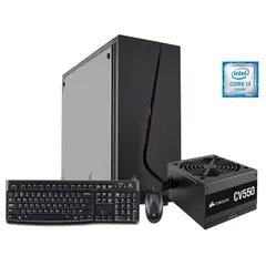 GAMEPRO - Desktop Intel Core I3-8100J 8GB 1 TB HDD  Corsair 5PEC-05 FreeDos Reacondicionado