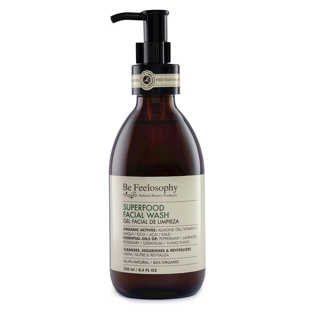 BE FEELOSOPHY - Gel Facial Limpieza Superfood 250ml Be Feelosophy