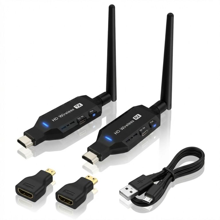 EMETRES Hdmi Inalambrico Transmisor Hdmi 50 Metros Transmisor Hdmi Inalambrico